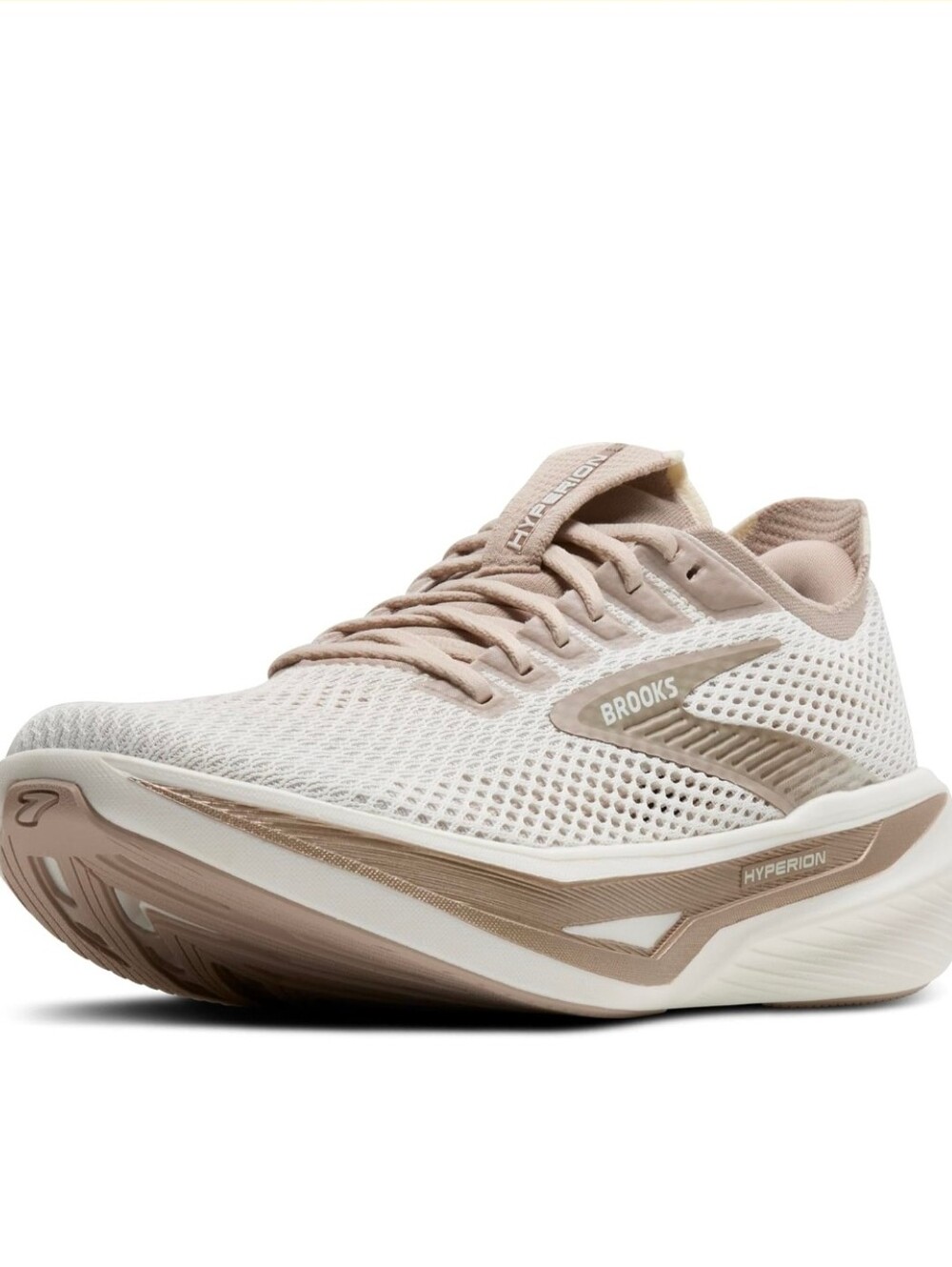 Brooks Women's Hyperion 3 Neutral Running Shoes Coconut/Bronze/Mushroom - Size 9